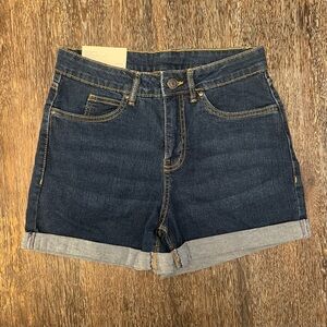 SERRA Cuffed Denim Jean Shorts Size 8 NWT